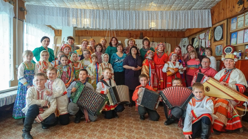 Участники областного семинара в гостях у ансамбля «Пчелка»